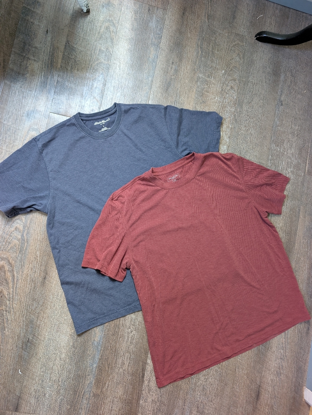 Eddie Bauer & Van Heusen Men's T-Shirt Lot